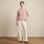 Women's Cashmere V-Neck Sweater - Original