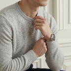 Men's Undyed Cashmere Crewneck Sweater - Executive