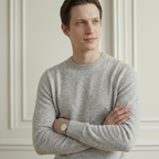 Men's Undyed Cashmere Crewneck Sweater - Executive