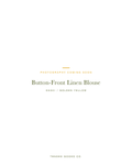 Women's khaki/golden yellow linen blouse — The Cropped Linen Blouse