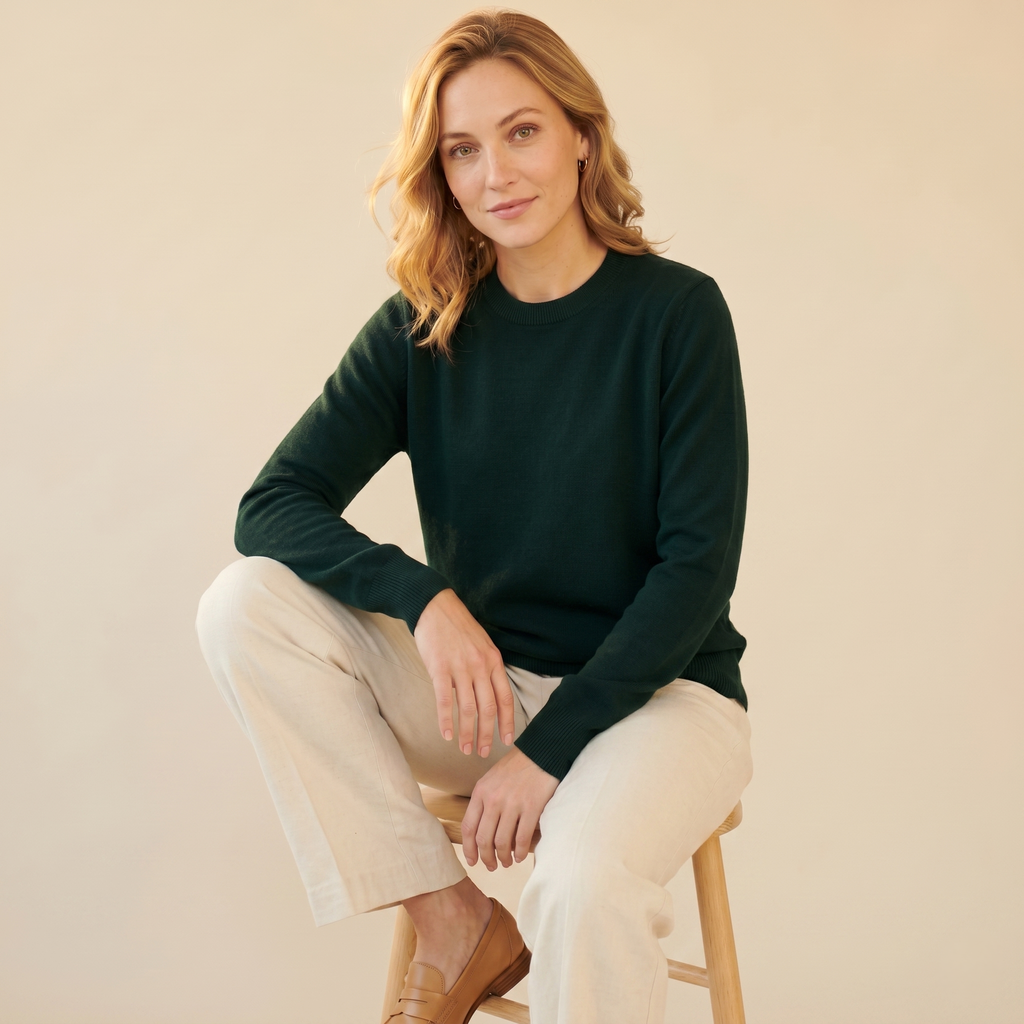 Women's Cashmere Crewneck Sweater - Original