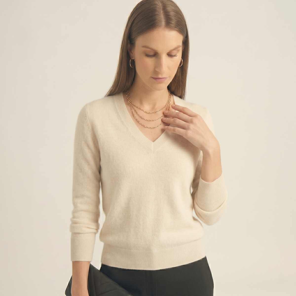 Women's Cashmere V-Neck Sweater - Original
