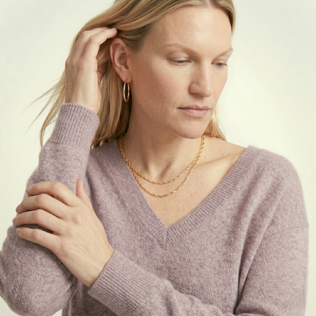 Women's Cashmere V-Neck Sweater - Original