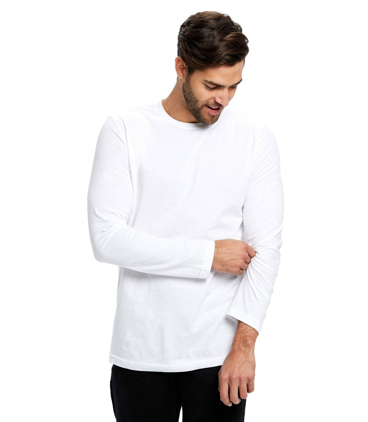 Men's Organic Cotton Long Sleeve Crew