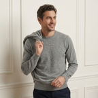 Men's Undyed Cashmere Crewneck Sweater - Executive