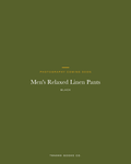 Men's black linen pants — The Men's Linen Trouser
