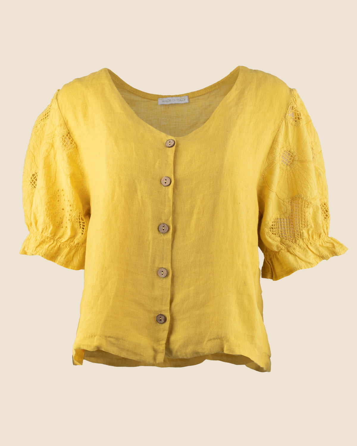 Meadowsweet Linen Blouse