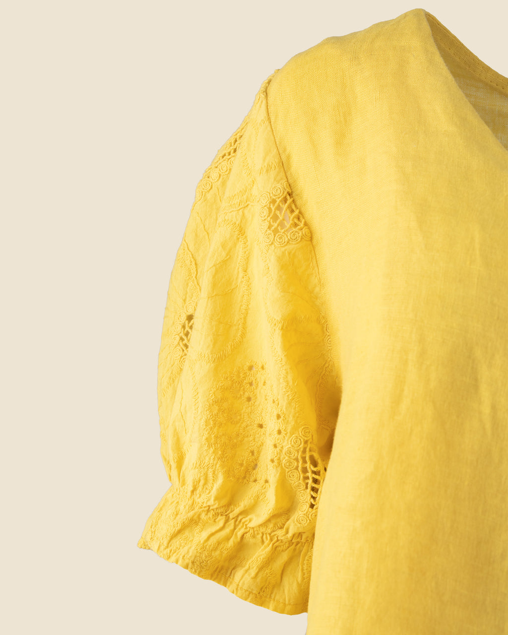 Meadowsweet Linen Blouse