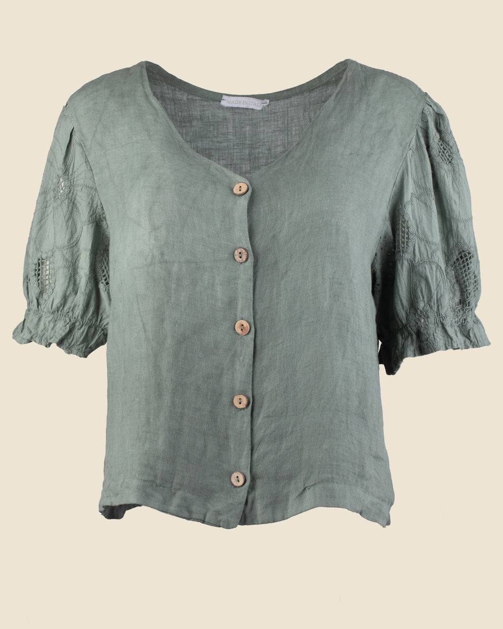 Meadowsweet Linen Blouse