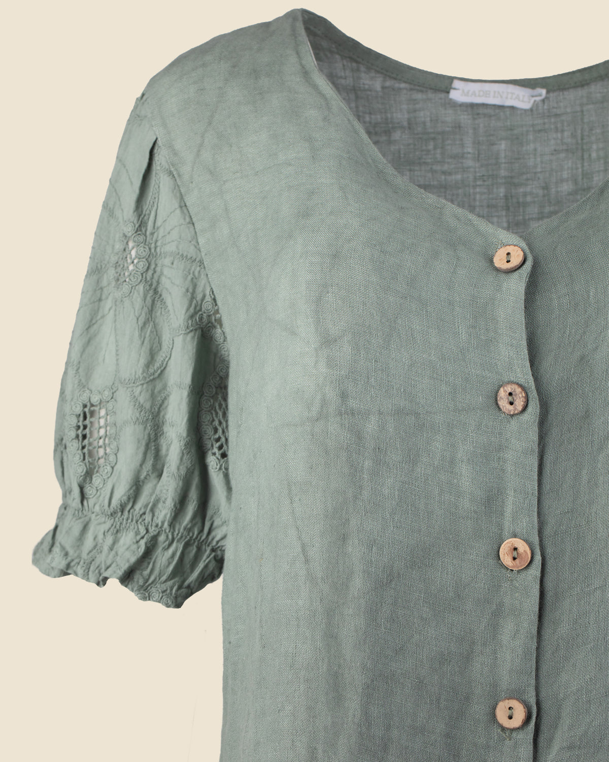 Meadowsweet Linen Blouse