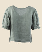 Meadowsweet Linen Blouse