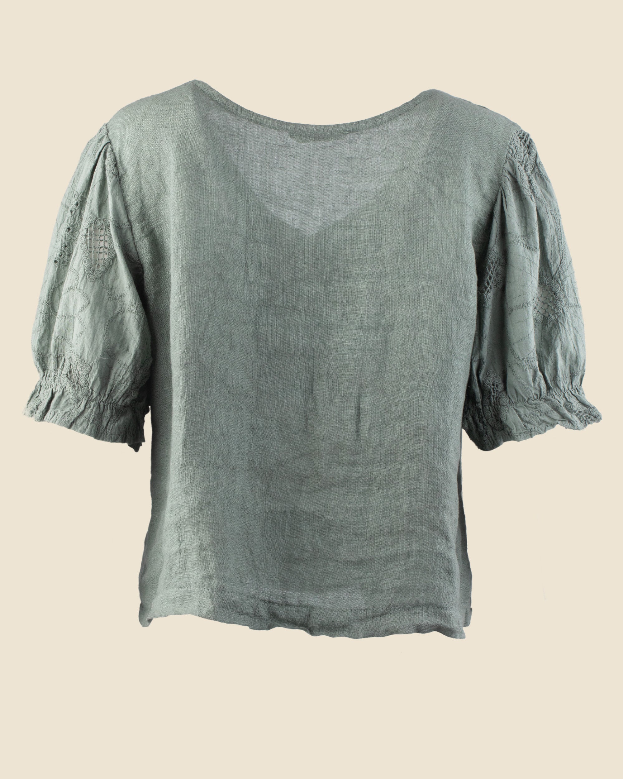Meadowsweet Linen Blouse