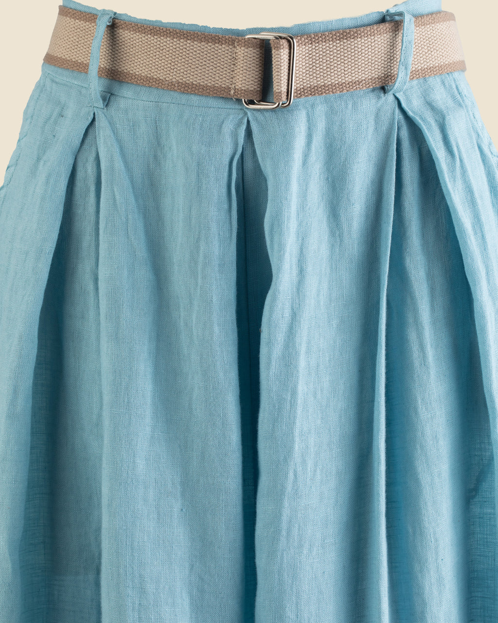 Wide-Leg Linen Trouser