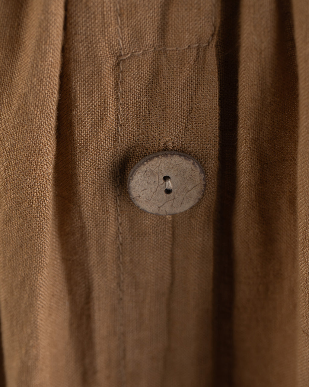Belted Linen Skirt