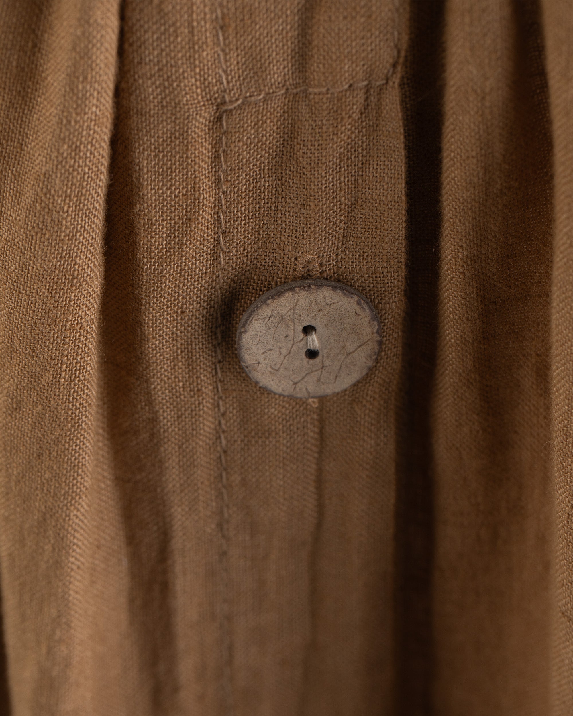Belted Linen Skirt