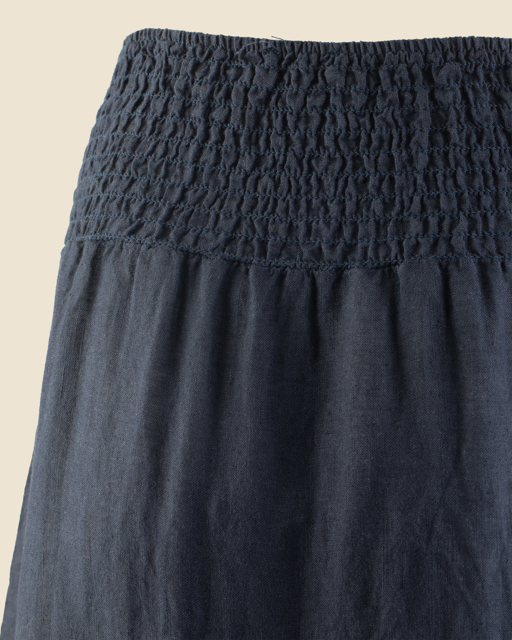 Tiered Linen Skirt
