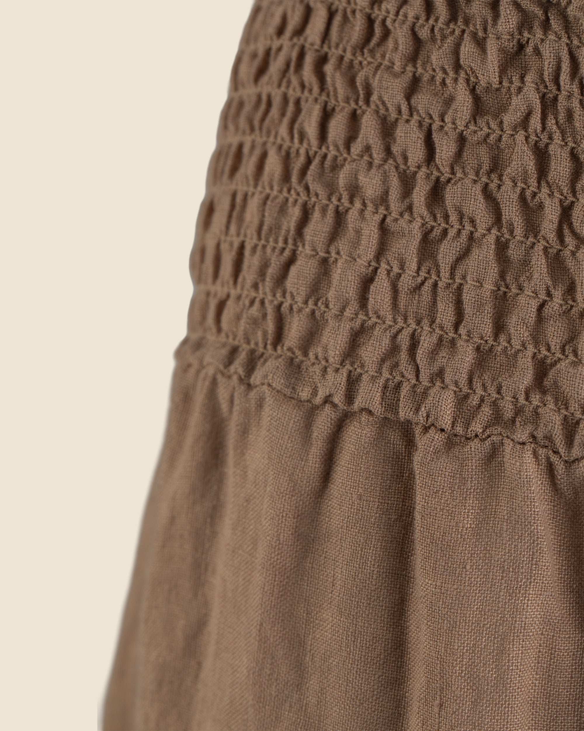 Tiered Linen Skirt