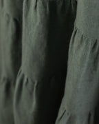 Tiered Linen Skirt