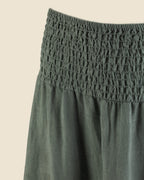 Tiered Linen Skirt
