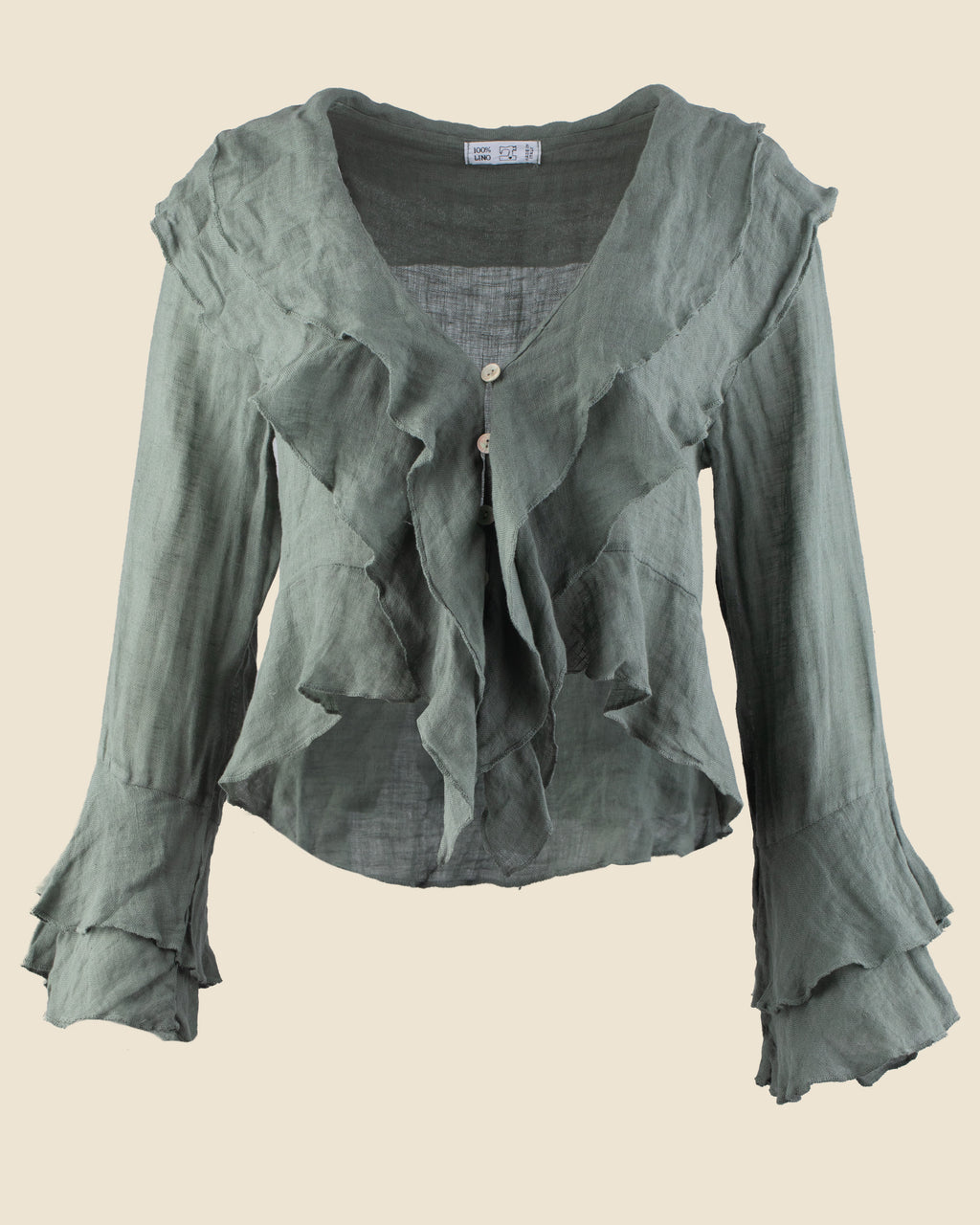 Romantic Linen Blouse