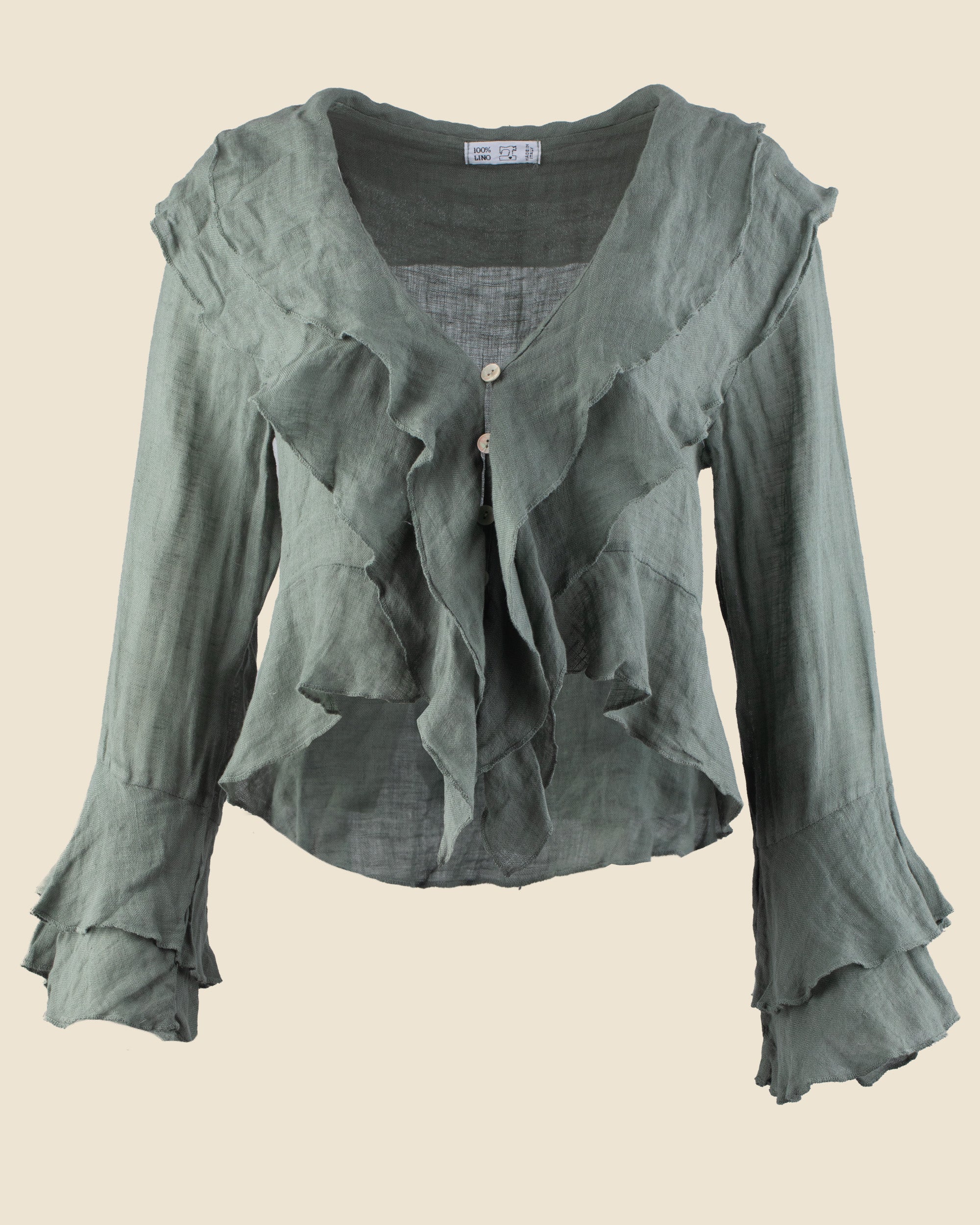 Romantic Linen Blouse