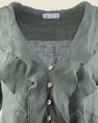 Romantic Linen Blouse