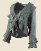 Romantic Linen Blouse