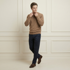 Men's Undyed Cashmere Crewneck Sweater - Executive