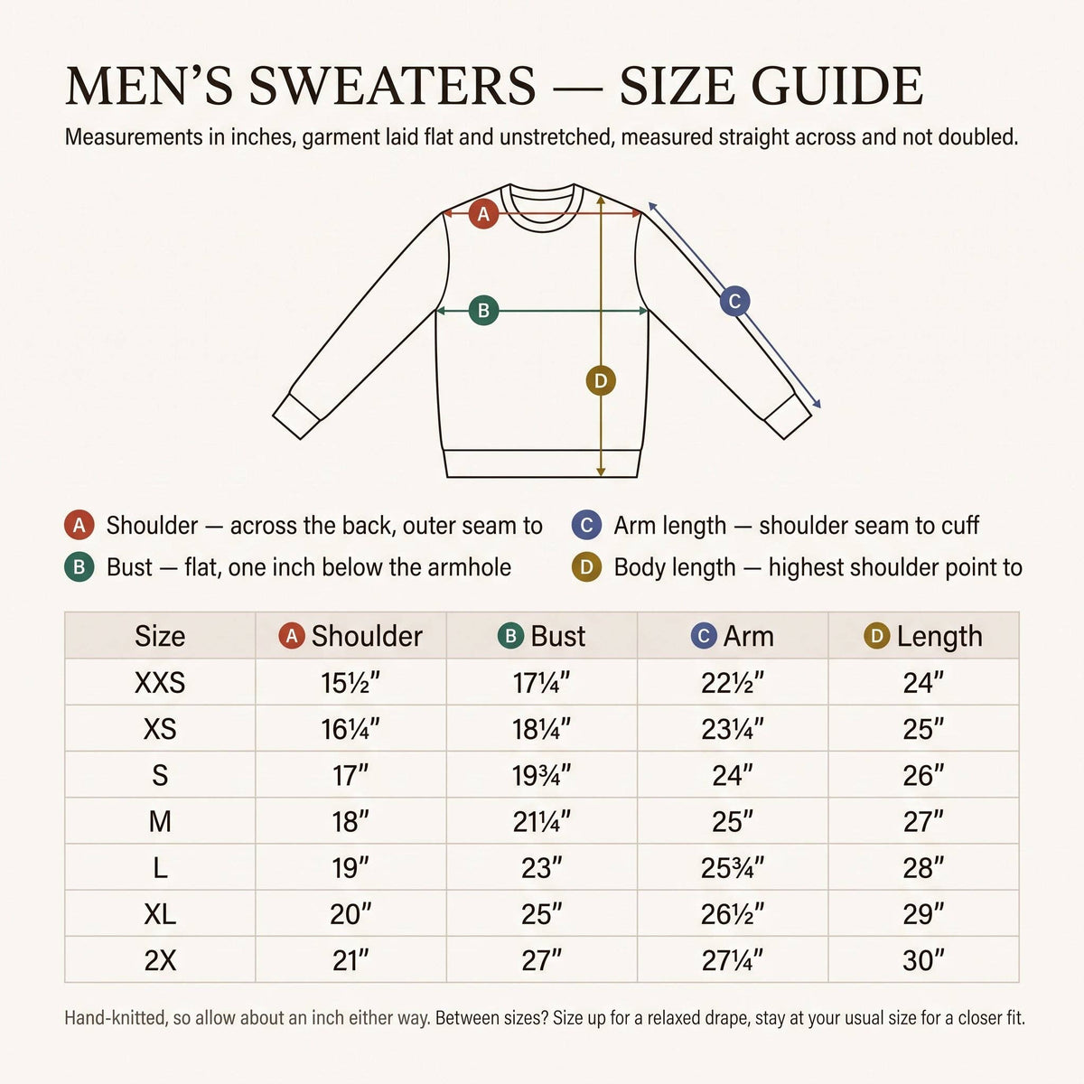 Men's Undyed Cashmere Crewneck Sweater - Executive