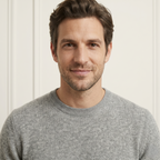 Men's Undyed Cashmere Crewneck Sweater - Executive