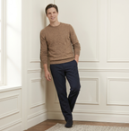 Men's Undyed Cashmere Crewneck Sweater - Executive