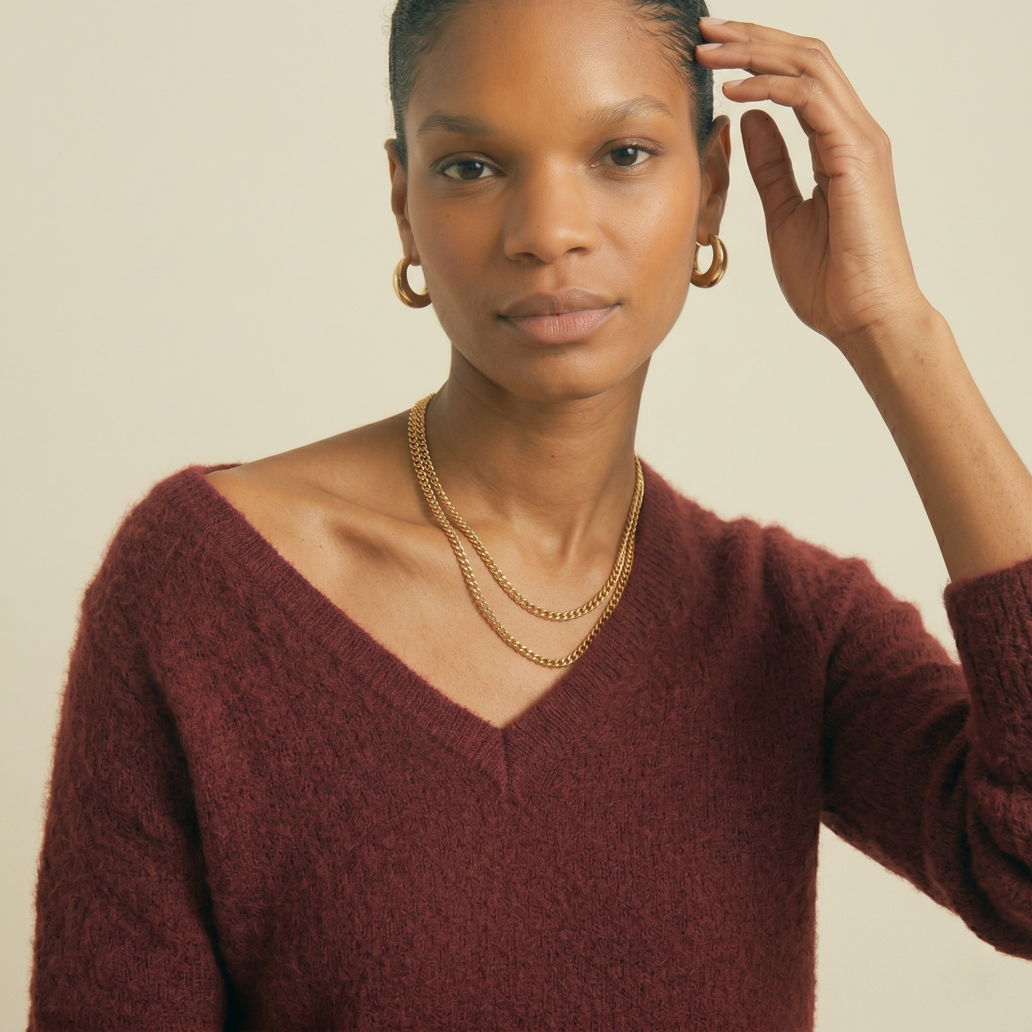 Women's Cashmere V-Neck Sweater - Original
