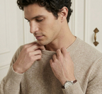 Men's Undyed Cashmere Crewneck Sweater - Executive
