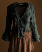 Romantic Linen Blouse